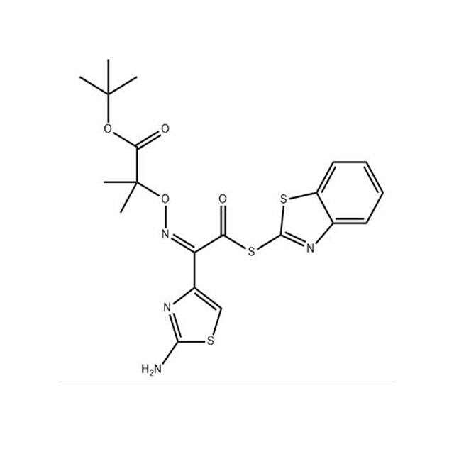 2-mercaptobenzothiazolyl- (z) - (2-Aminothiazol-4-yl) -2- (tert-butoxycarbonyl) isopropoxyiminoacetat (89604-92-2) c20h22n4o4s3